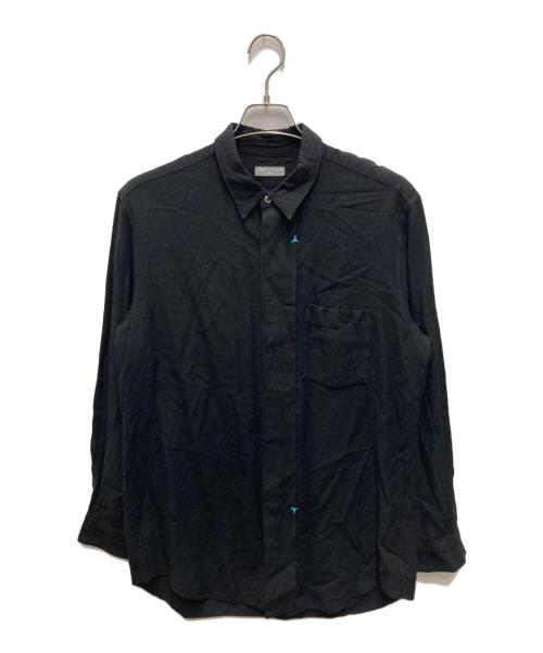 COMME des GARCONS HOMME（コムデギャルソン オム）COMME des GARCONS HOMME (コムデギャルソン オム) 90'sウールシャツ ブラック サイズ:表記無し(実寸ご確認ください）の古着・服飾アイテム