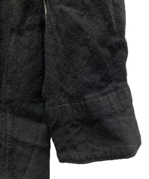 COMME des GARCONS HOMME（コムデギャルソン オム）COMME des GARCONS HOMME (コムデギャルソン オム) 90'sウールシャツ ブラック サイズ:表記無し(実寸ご確認ください）の古着・服飾アイテム