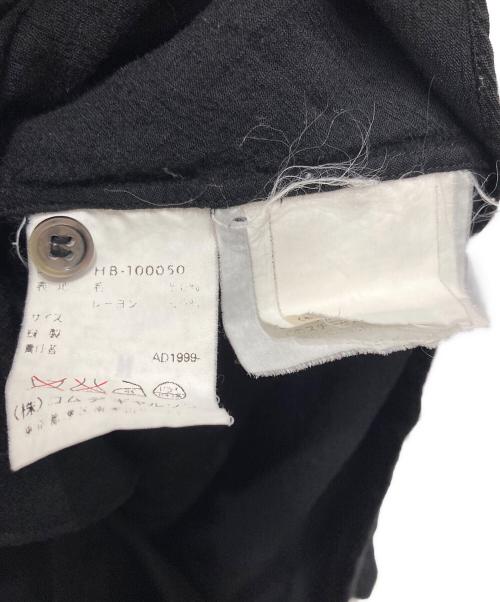 COMME des GARCONS HOMME（コムデギャルソン オム）COMME des GARCONS HOMME (コムデギャルソン オム) 90'sウールシャツ ブラック サイズ:表記無し(実寸ご確認ください）の古着・服飾アイテム