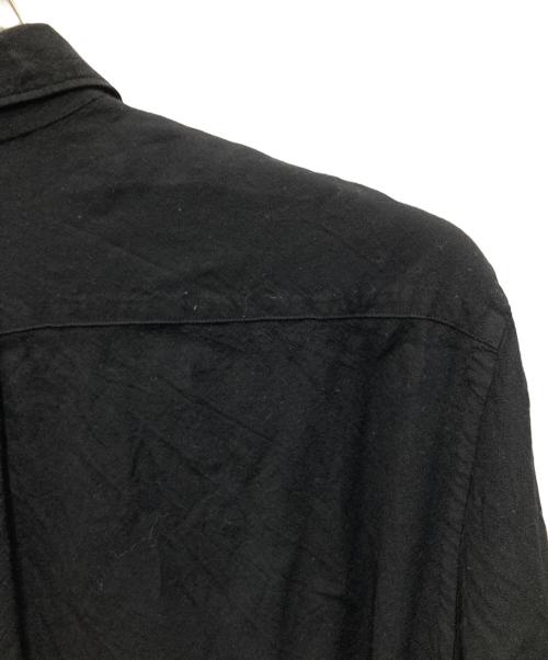 COMME des GARCONS HOMME（コムデギャルソン オム）COMME des GARCONS HOMME (コムデギャルソン オム) 90'sウールシャツ ブラック サイズ:表記無し(実寸ご確認ください）の古着・服飾アイテム