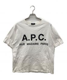 A.P.C.×EDIFICE（アーペーセー×エディフィス）の古着「別注プリントTシャツ」｜ホワイト