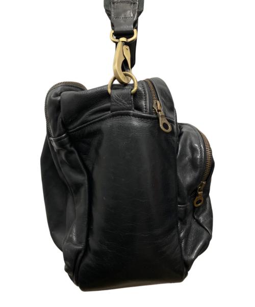 Jas-M.B.（ジャスエムビー）Jas-M.B. (ジャスエムビー) LIFT ecru tokyo レザーショルダーバッグ ブラックの古着・服飾アイテム