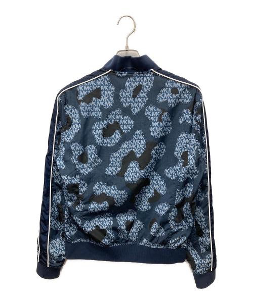 MICHAEL KORS（マイケル・コース）MICHAEL KORS (マイケル・コース) PRINT NYLON BLOUSON ブルー サイズ:Sの古着・服飾アイテム