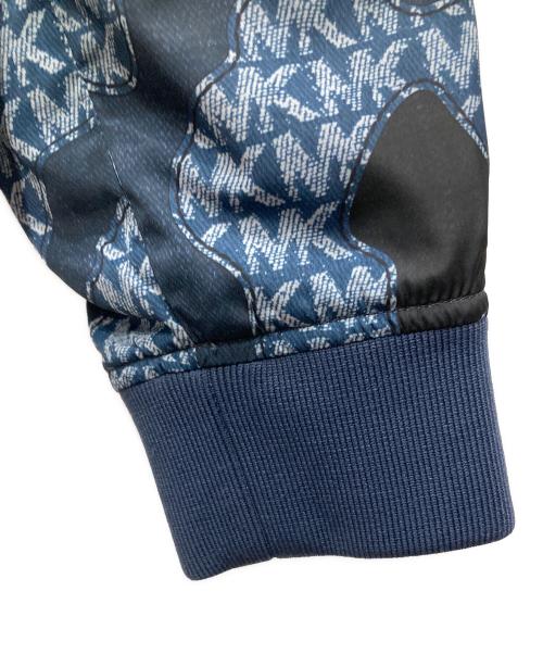 MICHAEL KORS（マイケル・コース）MICHAEL KORS (マイケル・コース) PRINT NYLON BLOUSON ブルー サイズ:Sの古着・服飾アイテム