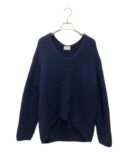 Acne studios（アクネ ストゥディオズ）Acne studios (アクネ ストゥディオス) ニット ネイビー サイズ:XSの古着・服飾アイテム