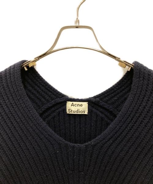 Acne studios（アクネ ストゥディオズ）Acne studios (アクネ ストゥディオス) ニット ネイビー サイズ:XSの古着・服飾アイテム