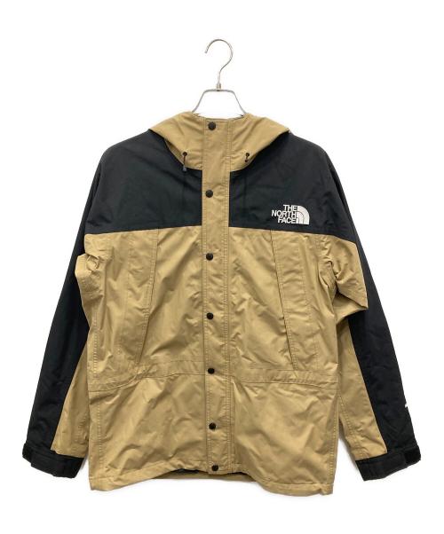 THE NORTH FACE（ザ ノース フェイス）THE NORTH FACE (ザ ノース フェイス) Mountain Light Jacket/マウンテン　ライト　ジャケット ベージュ×ブラック(ケルプタン) サイズ:XLの古着・服飾アイテム