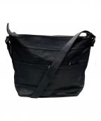 aniaryアニアリ）の古着「アイディアルパンチングレザーショルダーバッグ」｜ブラック