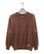 WACKO MARIAワコマリア）の古着「MOHAIR CREW NECK SWEATER/モヘヤクルーネックセーター」｜ブラウン