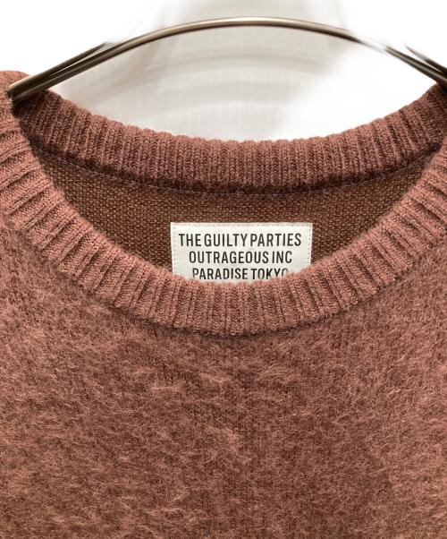 WACKO MARIA（ワコマリア）WACKO MARIA (ワコマリア) MOHAIR CREW NECK SWEATER/モヘヤクルーネックセーター ブラウン サイズ:Mの古着・服飾アイテム