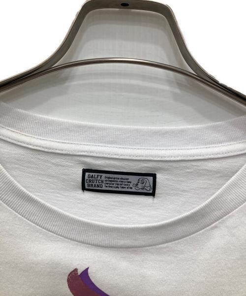 GALFY（ガルフィー）GALFY (ガルフィー) ILILIL (イルイルイル) サイバーパンクロングTシャツ ホワイト サイズ:Fの古着・服飾アイテム
