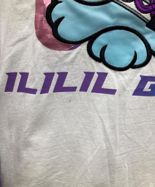 GALFY（ガルフィー）GALFY (ガルフィー) ILILIL (イルイルイル) サイバーパンクロングTシャツ ホワイト サイズ:Fの古着・服飾アイテム