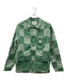 VANS（ヴァンズ）の古着「OTW Patchwork Drill Chore Coat」｜グリーン