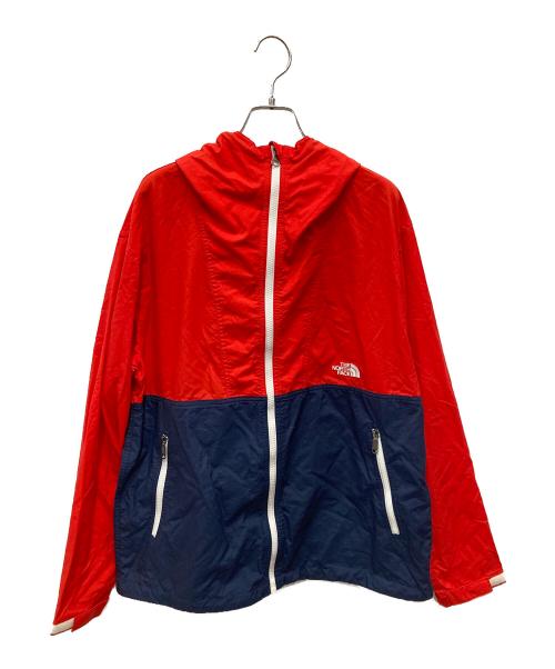 THE NORTH FACE（ザ ノース フェイス）THE NORTH FACE (ザ ノース フェイス) コンパクトジャケット レッド×ネイビー サイズ:Lの古着・服飾アイテム