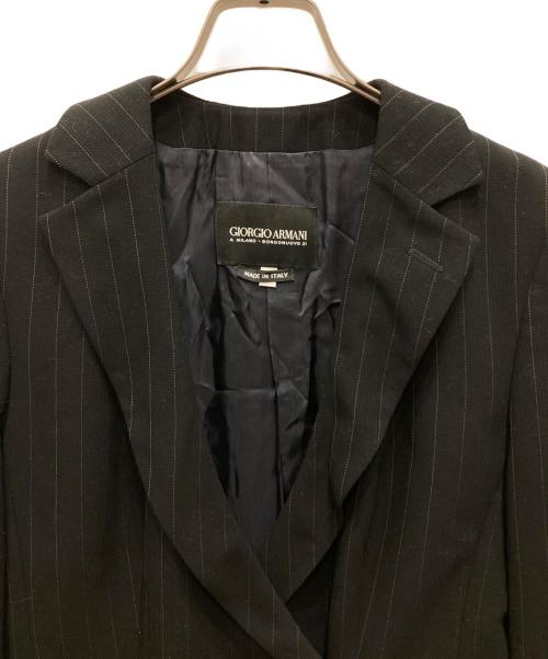 GIORGIO ARMANI（ジョルジョアルマーニ）GIORGIO ARMANI (ジョルジョアルマーニ) コート ブラック サイズ:40の古着・服飾アイテム