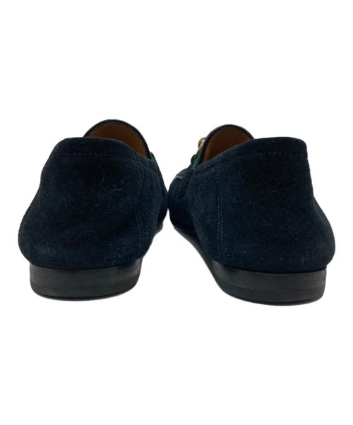 GUCCI（グッチ）GUCCI (グッチ) シェリーラインホースビットローファー ブラック サイズ:6 1/2の古着・服飾アイテム