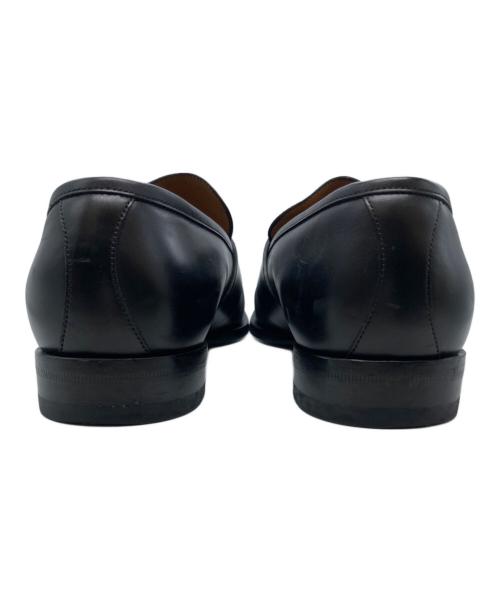 GUCCI（グッチ）GUCCI (グッチ) インターロッキングGレザーシューズ ブラック サイズ:6の古着・服飾アイテム