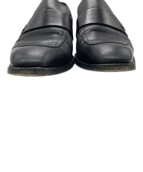 GUCCI（グッチ）GUCCI (グッチ) インターロッキングGレザーシューズ ブラック サイズ:6の古着・服飾アイテム