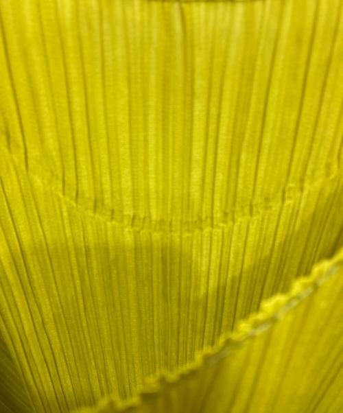 PLEATS PLEASE（プリーツプリーズ）PLEATS PLEASE (プリーツプリーズ) プリーツカットソー イエロー サイズ:3の古着・服飾アイテム