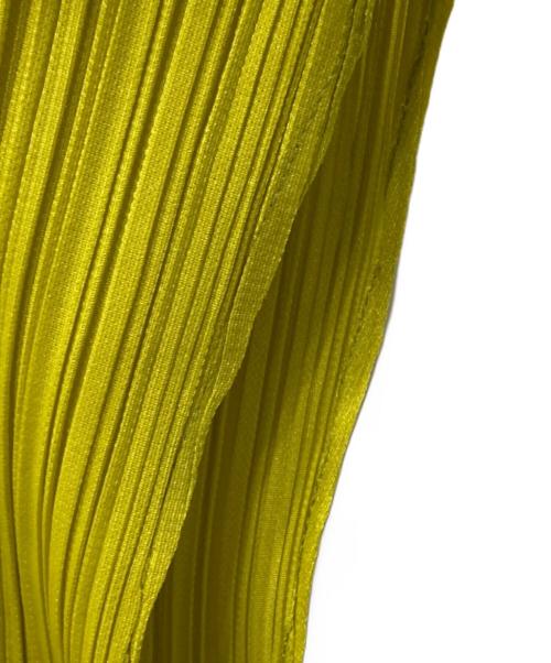 PLEATS PLEASE（プリーツプリーズ）PLEATS PLEASE (プリーツプリーズ) プリーツカットソー イエロー サイズ:3の古着・服飾アイテム