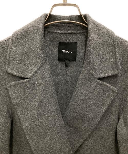 theory（セオリー）theory (セオリー) Moxie Oleviaコート/モクシー　オレヴィア　コート グレー サイズ:Sの古着・服飾アイテム