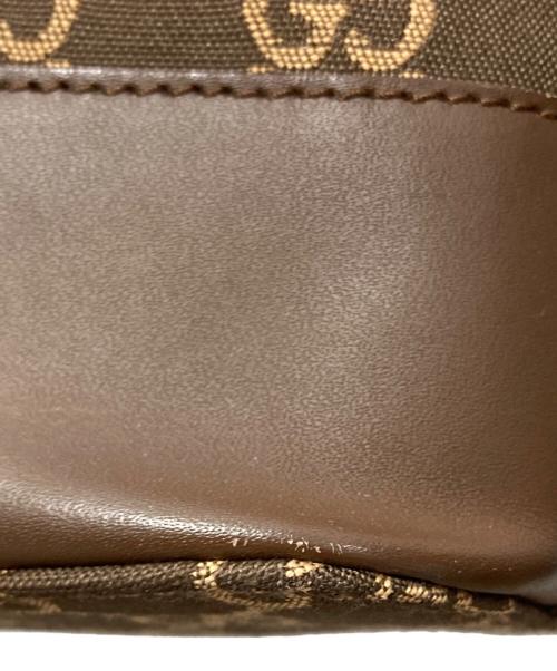 GUCCI（グッチ）GUCCI (グッチ) GGキャンバスワンショルダーバッグ ブラウンの古着・服飾アイテム