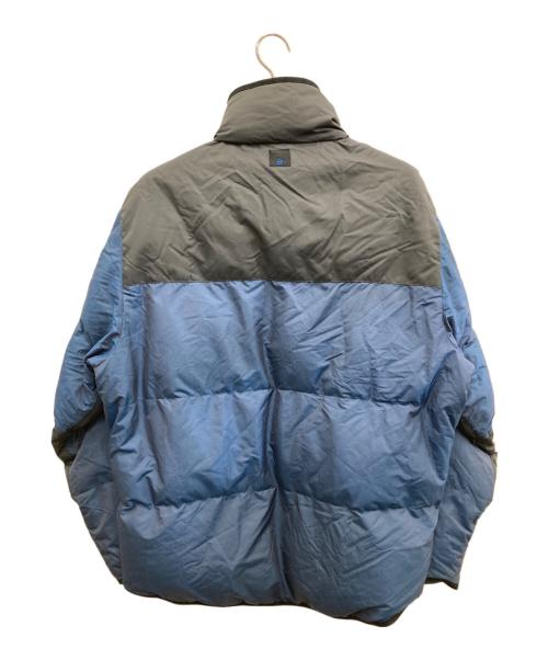 NAUTICA（ノーティカ）NAUTICA (ノーティカ) 90'sダウンジャケット ブルー×ブラック サイズ:Lの古着・服飾アイテム