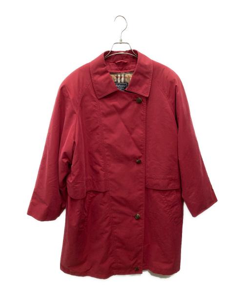 Burberry's（バーバリー）Burberry's (バーバリーズ) ステンカラーコート レッド サイズ:不明（実寸をご確認ください）の古着・服飾アイテム