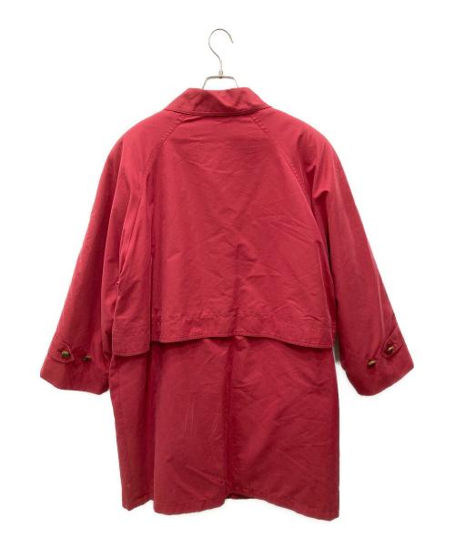 Burberry's（バーバリー）Burberry's (バーバリーズ) ステンカラーコート レッド サイズ:不明（実寸をご確認ください）の古着・服飾アイテム