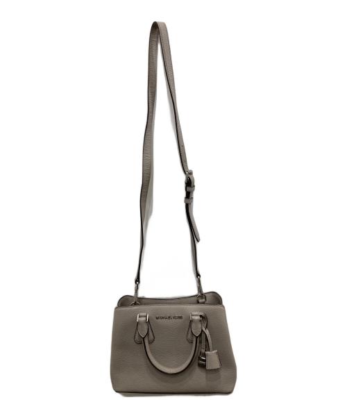 MICHAEL KORS（マイケル・コース）MICHAEL KORS (マイケル・コース) Camille Small Satchel/カミール スモール サッチェル グレーの古着・服飾アイテム