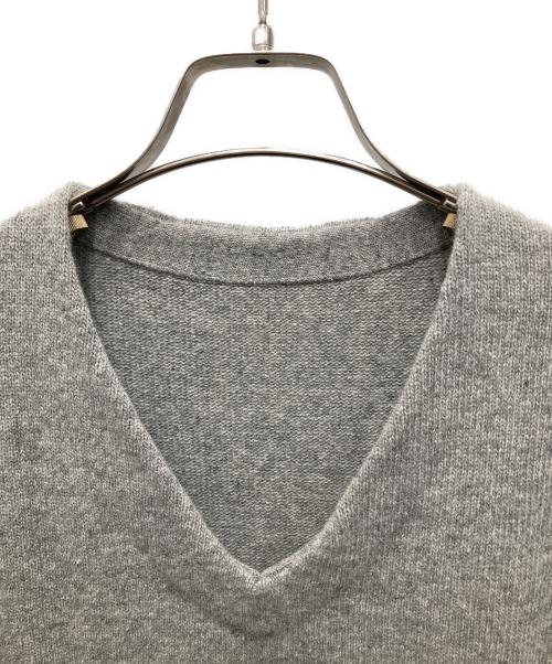 BEARDSLEY（ビアズリー）BEARDSLEY (ビアズリー) ビスケットニットワンピース グレー サイズ:Fの古着・服飾アイテム