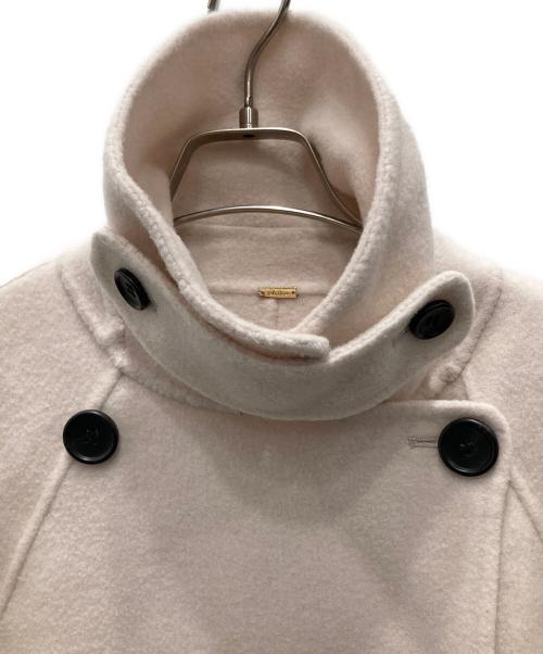 Mila Owen（ミラオーウェン）Mila Owen (ミラオーウェン) 衿ストラップハーフ丈リバーPコート ピンク サイズ:1の古着・服飾アイテム