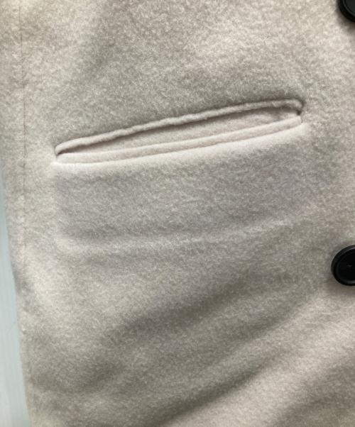 Mila Owen（ミラオーウェン）Mila Owen (ミラオーウェン) 衿ストラップハーフ丈リバーPコート ピンク サイズ:1の古着・服飾アイテム