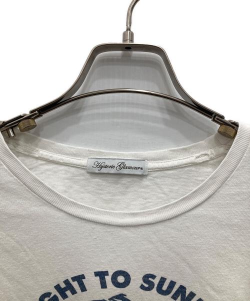 Hysteric Glamour（ヒステリックグラマー）Hysteric Glamour (ヒステリックグラマー) ヒスガールプリントTシャツ ホワイト サイズ:不明（実寸をご確認ください）の古着・服飾アイテム