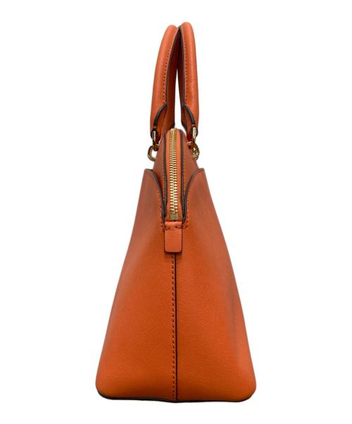 MICHAEL KORS（マイケル・コース）MICHAEL KORS (マイケル・コース) Emmy Large Dome Satchel/エミー ラージ ドーム サッチェル オレンジの古着・服飾アイテム