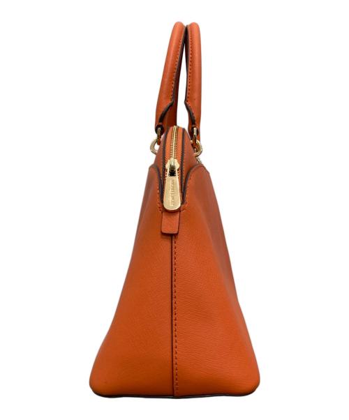 MICHAEL KORS（マイケル・コース）MICHAEL KORS (マイケル・コース) Emmy Large Dome Satchel/エミー ラージ ドーム サッチェル オレンジの古着・服飾アイテム