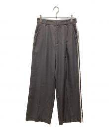 SLOBE IENA（スローブ イエナ）の古着「パウダーツイルサイドラインスラックス」｜オリーブ