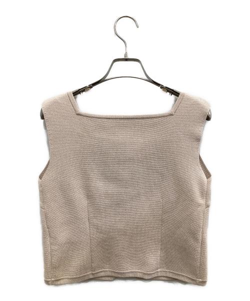 CELFORD（セルフォード）CELFORD (セルフォード) スクエアネックニットジレ アイボリー サイズ:ONE SIZEの古着・服飾アイテム