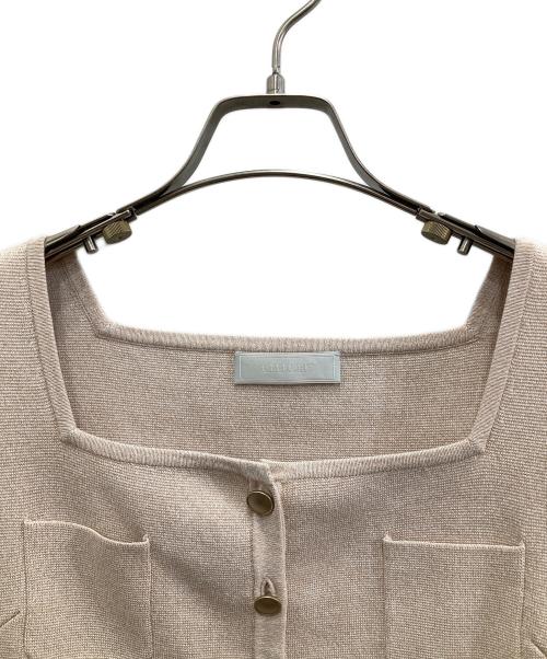CELFORD（セルフォード）CELFORD (セルフォード) スクエアネックニットジレ アイボリー サイズ:ONE SIZEの古着・服飾アイテム
