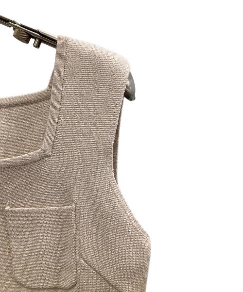 CELFORD（セルフォード）CELFORD (セルフォード) スクエアネックニットジレ アイボリー サイズ:ONE SIZEの古着・服飾アイテム