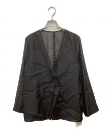 CADUNE（カデュネ）の古着「シースルージャケット」｜ブラック
