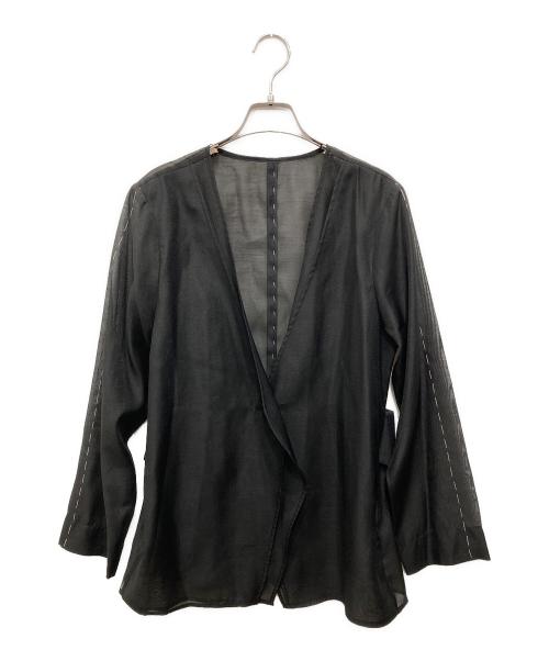 CADUNE（カデュネ）CADUNE (カデュネ) シースルージャケット ブラック サイズ:38 未使用品の古着・服飾アイテム