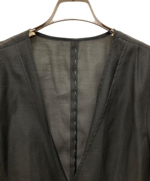 CADUNE（カデュネ）CADUNE (カデュネ) シースルージャケット ブラック サイズ:38 未使用品の古着・服飾アイテム