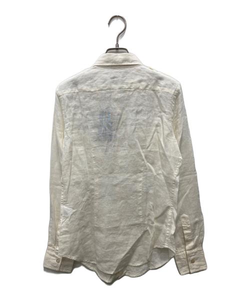 RALPH LAUREN（ラルフローレン）RALPH LAUREN (ラルフローレン) リネンシャツ アイボリー サイズ:6 未使用品の古着・服飾アイテム
