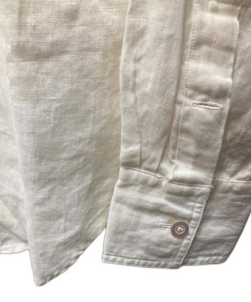 RALPH LAUREN（ラルフローレン）RALPH LAUREN (ラルフローレン) リネンシャツ アイボリー サイズ:6 未使用品の古着・服飾アイテム