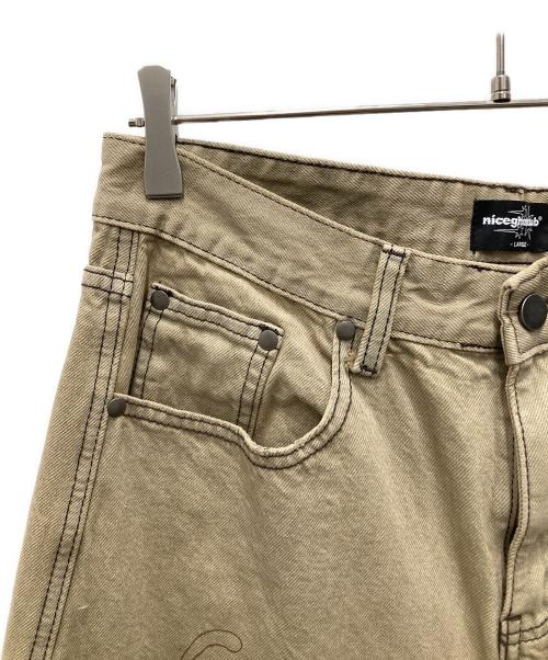 niceghostclub（ナイスゴーストクラブ）niceghostclub (ナイスゴーストクラブ) 総柄パンツ ベージュ サイズ:Lの古着・服飾アイテム