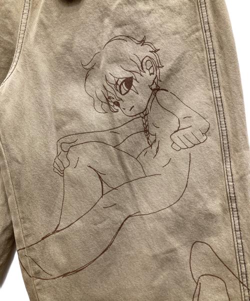 niceghostclub（ナイスゴーストクラブ）niceghostclub (ナイスゴーストクラブ) 総柄パンツ ベージュ サイズ:Lの古着・服飾アイテム