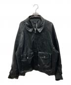 Knuth Marfクヌースマーフ）の古着「Fエコレザージャケット」｜ブラック