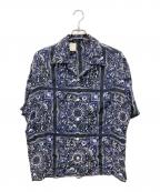 N.HOOLYWOODエヌ ハリウッド）の古着「Hawaiian Shirt」｜ネイビー