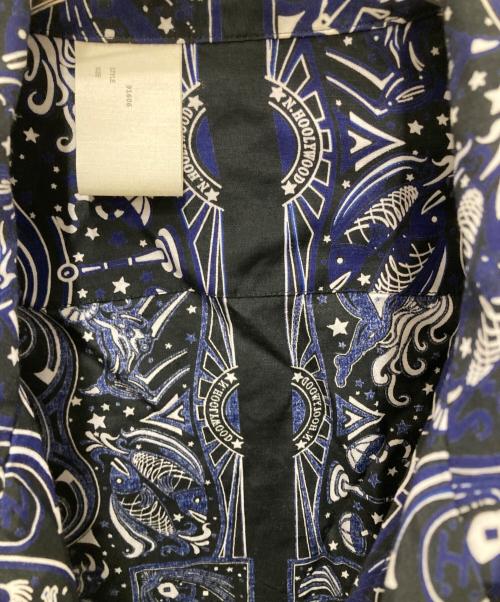 N.HOOLYWOOD（エヌ ハリウッド）N.HOOLYWOOD (エヌ ハリウッド) Hawaiian Shirt ネイビー サイズ:42の古着・服飾アイテム